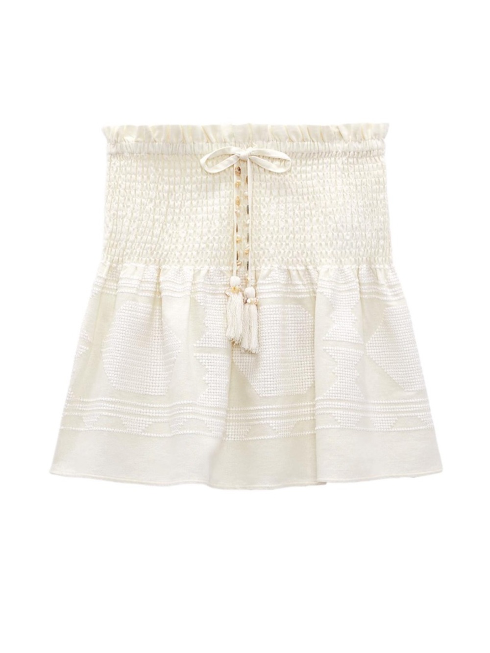 NWT Zara Linen Blend Short Skirt